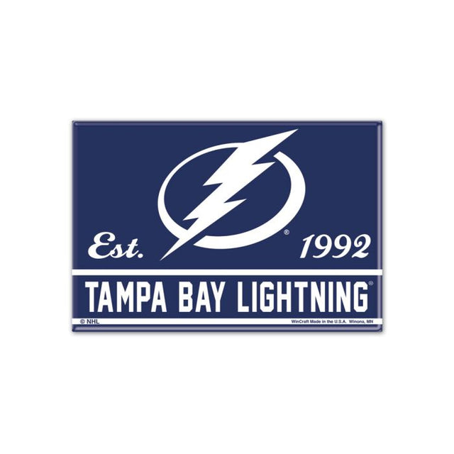 Tampa Bay Lightning Metal Magnet 2.5" x 3.5"