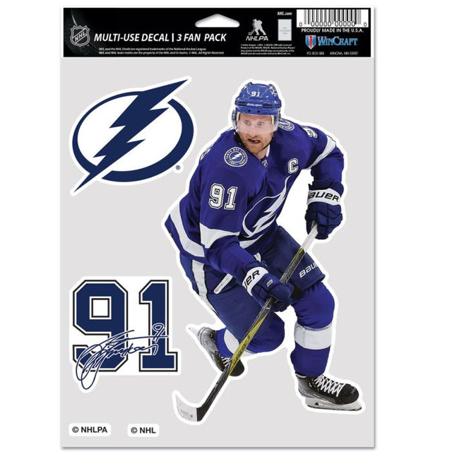 Tampa Bay Lightning Multi Use 3 FAN PACK Steven Stamkos