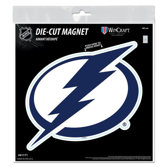 Imanes para exteriores de Tampa Bay Lightning de 6" x 6"