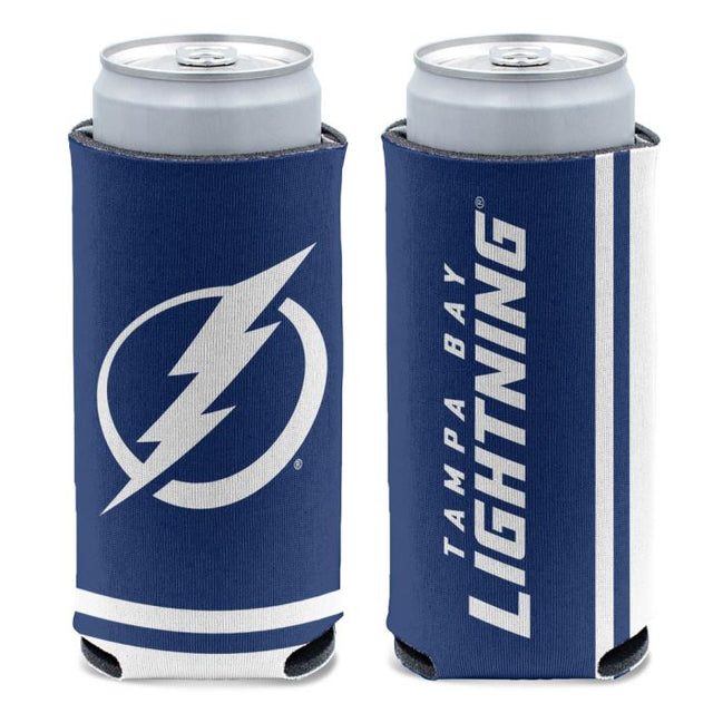 Tampa Bay Lightning PRIMARY 12 oz Slim Can Cooler