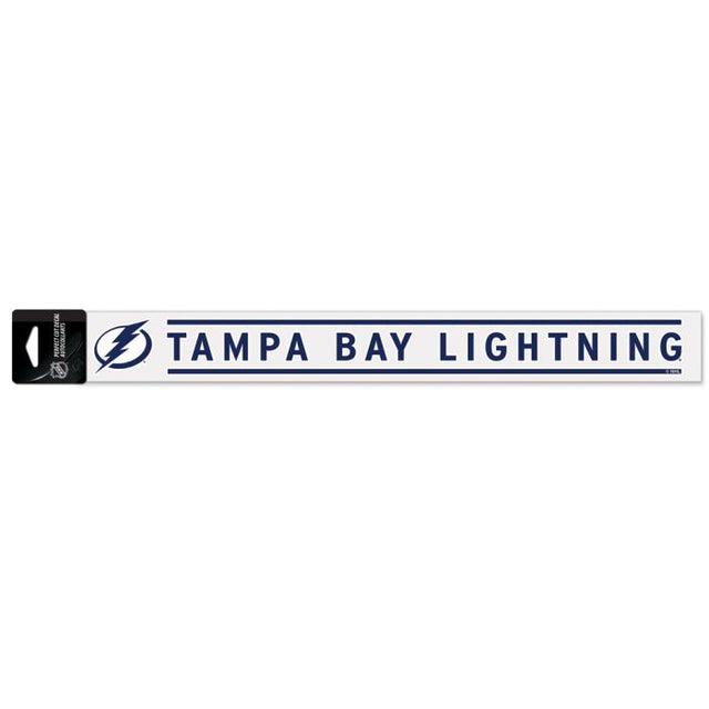 Calcomanías de corte perfecto de Tampa Bay Lightning de 2" x 17"