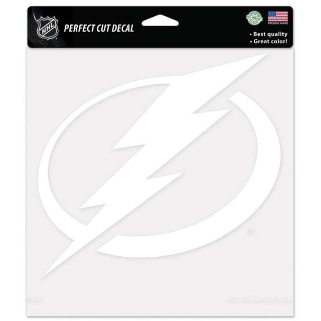 Calcomanías de corte perfecto de Tampa Bay Lightning de 8" x 8"