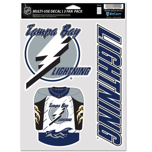 Paquete de 3 ventiladores multiusos edición especial de Tampa Bay Lightning