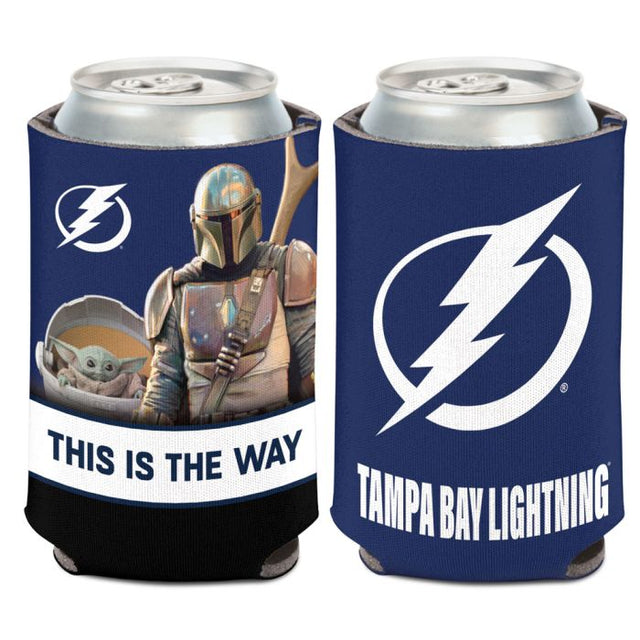 Enfriador de latas Tampa Bay Lightning / Star Wars Mandalorian de 12 oz.