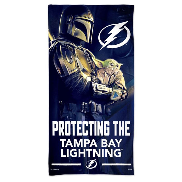 Tampa Bay Lightning / Star Wars Mandalorian Spectra Beach Towel 30" x 60"