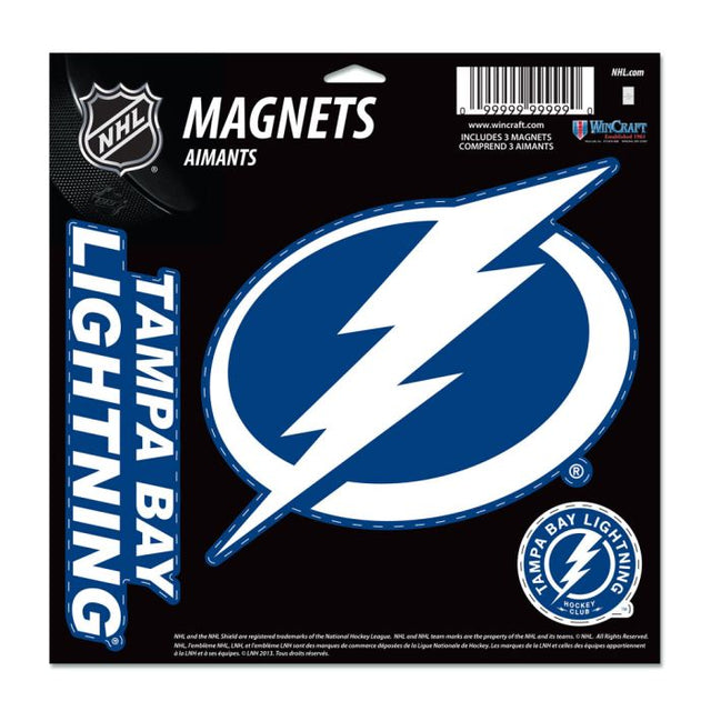 Imán de vinilo de Tampa Bay Lightning de 11" x 11"