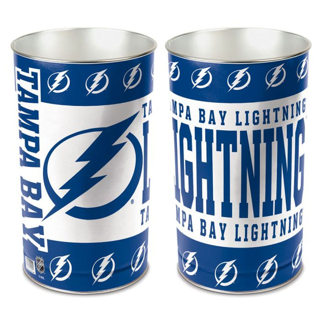 Papelera cónica de 15" de alto de Tampa Bay Lightning