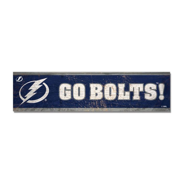 Tampa Bay Lightning Wooden Magnet 1.5" X 6"