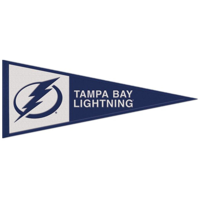 Banderín de lana de Tampa Bay Lightning de 13" x 32"