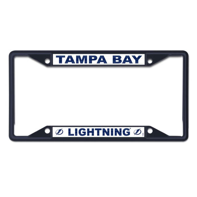 Tampa Bay Lightning navy Lic Plt Frame S/S