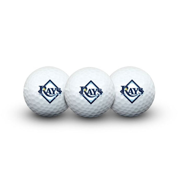 3 pelotas de golf de los Tampa Bay Rays en formato concha