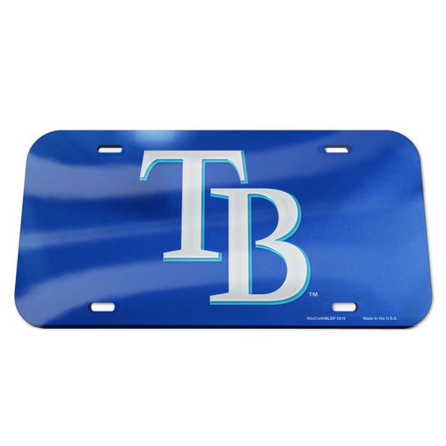 Tampa Bay Rays Acrylic Classic License Plates