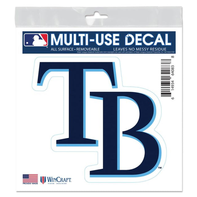 Tampa Bay Rays All Surface Decal 6" x 6"