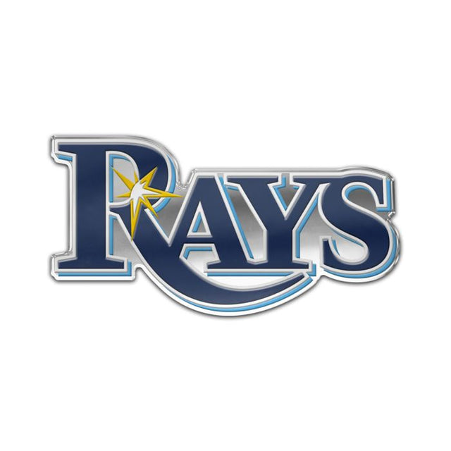 Insignia para automóvil de los Tampa Bay Rays con color