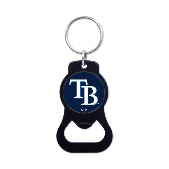 Tampa Bay Rays Black Bottle Opener Key Ring