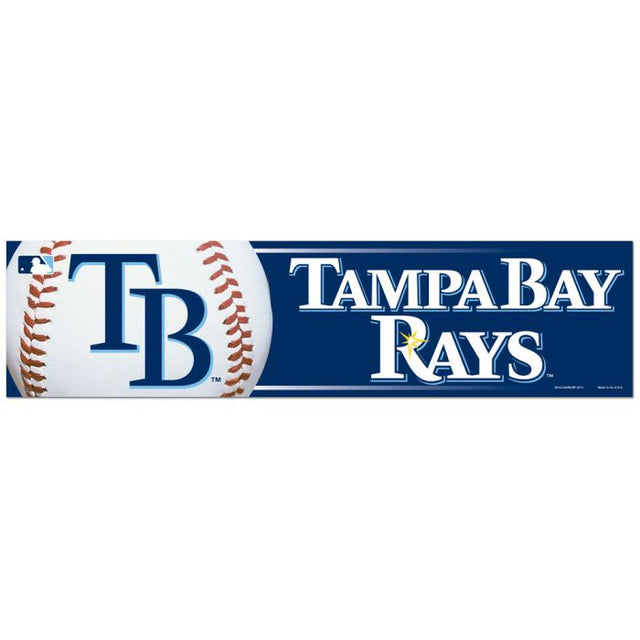 Tampa Bay Rays Bumper Strip 3" x 12"