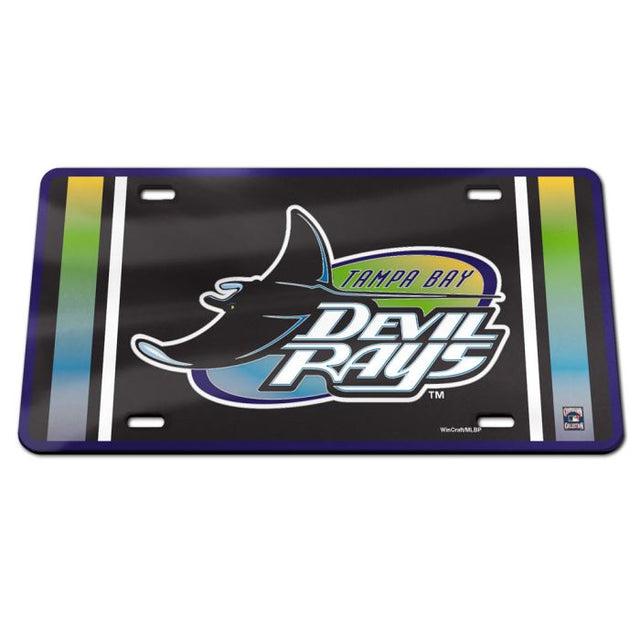 Tampa Bay Rays / Cooperstown Specialty Acrylic License Plate