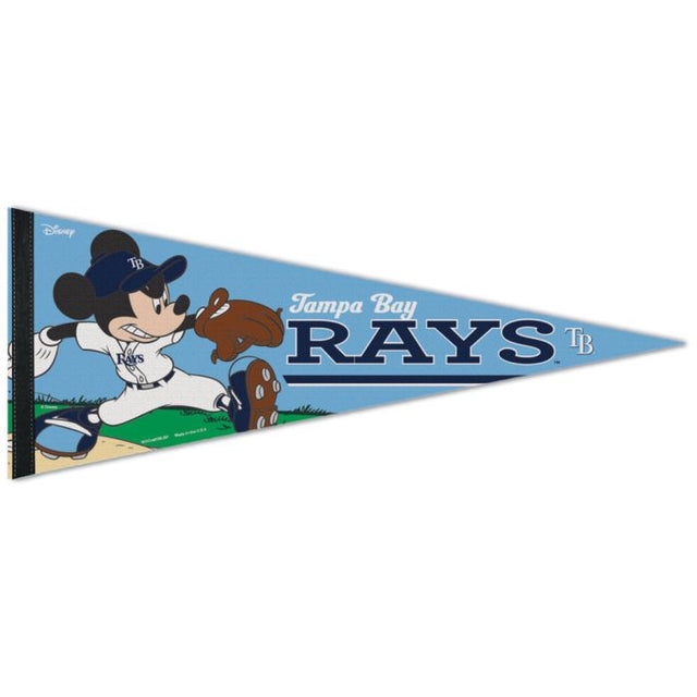 Banderín premium de los Tampa Bay Rays/Disney de 12" x 30"