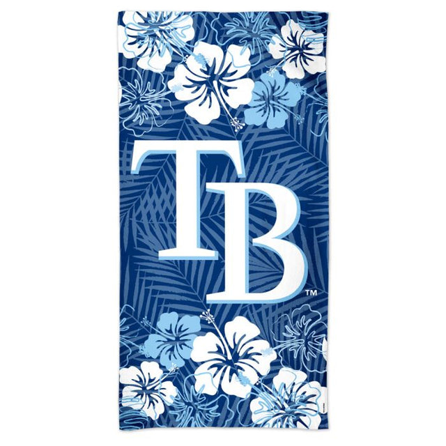 Tampa Bay Rays FLORAL Spectra Beach Towel 30" x 60"