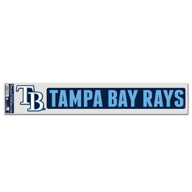 Calcomanías para fanáticos de los Tampa Bay Rays de 3" x 17"