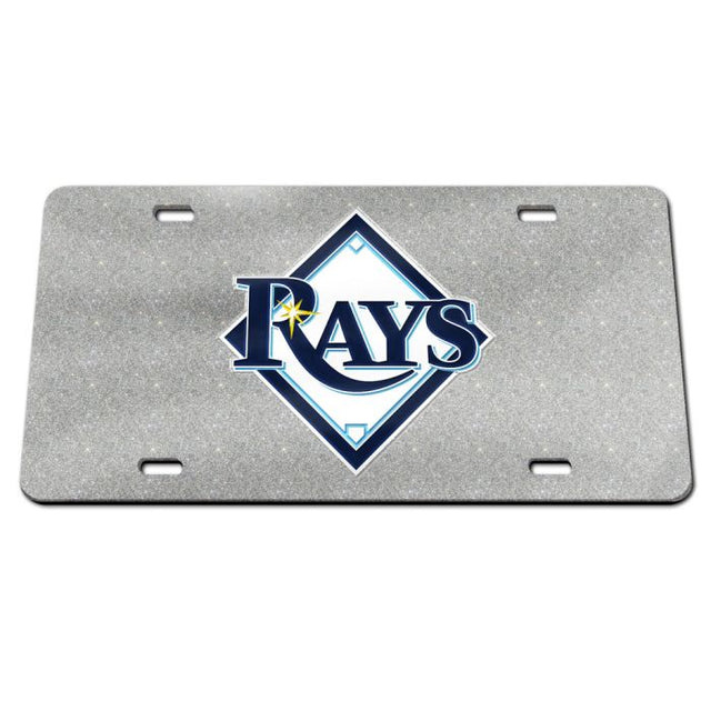 Tampa Bay Rays GLITTER Specialty Acrylic License Plate