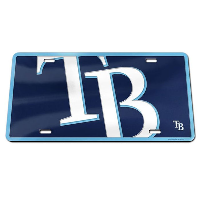 Tampa Bay Rays MEGA Specialty Acrylic License Plate