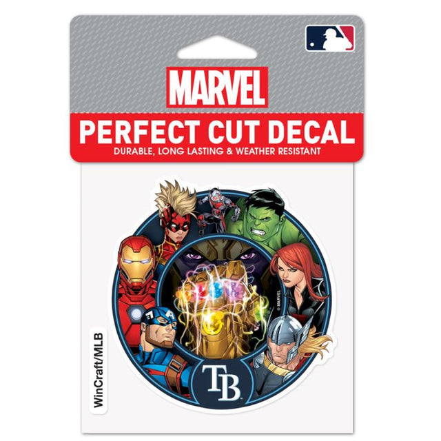 Tampa Bay Rays / Marvel (c) 2021 MARVEL Perfect Cut Color Decal 4" x 4"