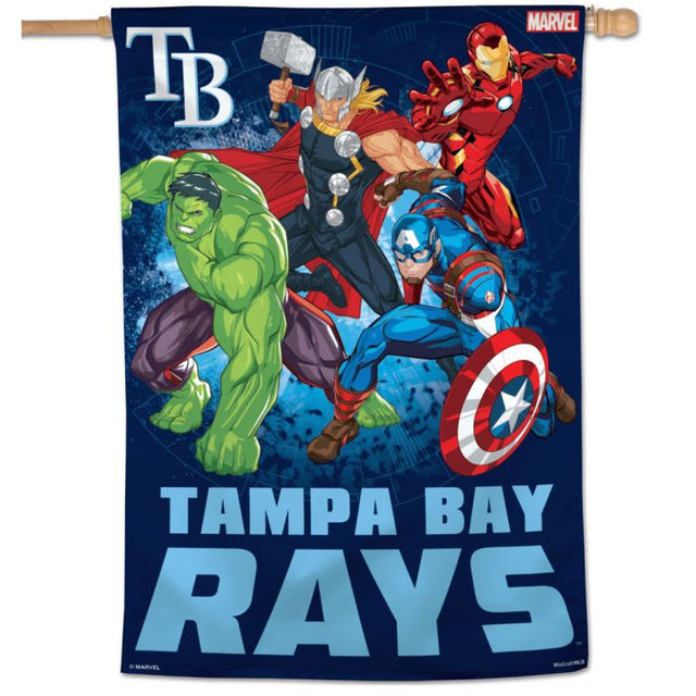 Tampa Bay Rays / Marvel (c) 2021 MARVEL Vertical Flag 28" x 40"