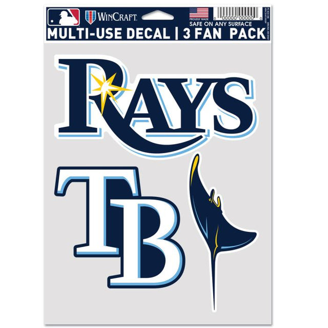 Paquete multiusos para 3 fanáticos de los Tampa Bay Rays