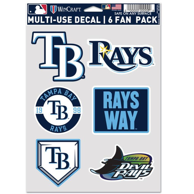 Tampa Bay Rays Multi Use 6 Fan Pack