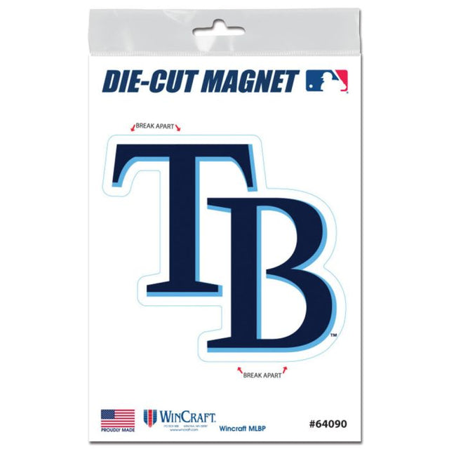 Imanes para exteriores de los Tampa Bay Rays de 3" x 5"