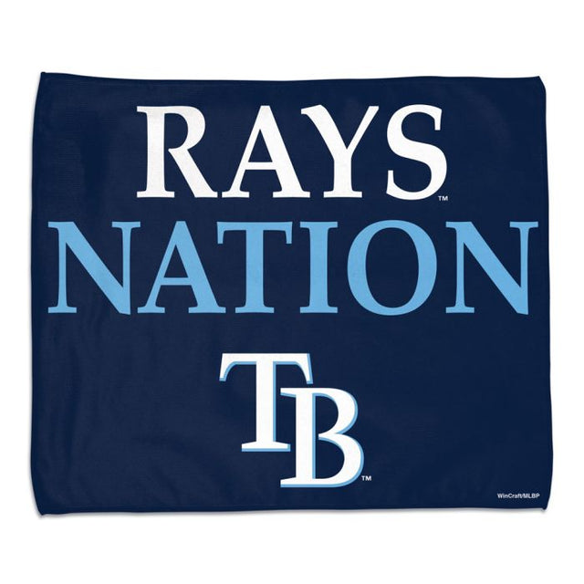 Toalla de rally RAYS NATION de los Tampa Bay Rays (a todo color)