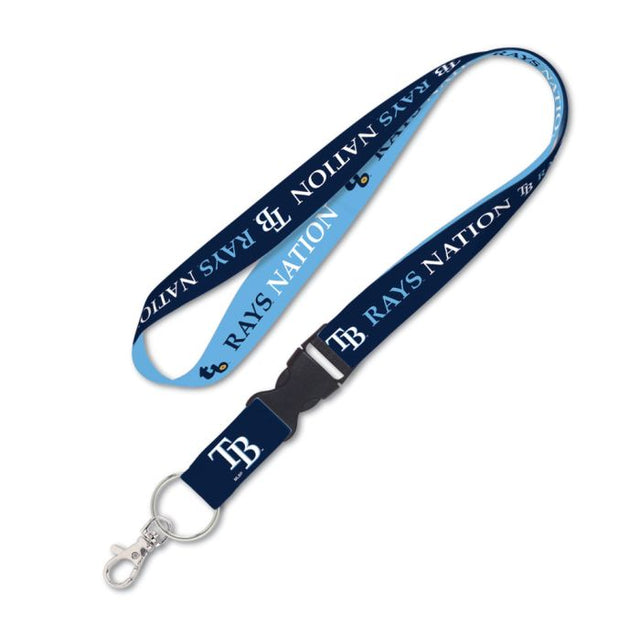 Tampa Bay Rays SLOGAN Lanyard w/detachable buckle 1"