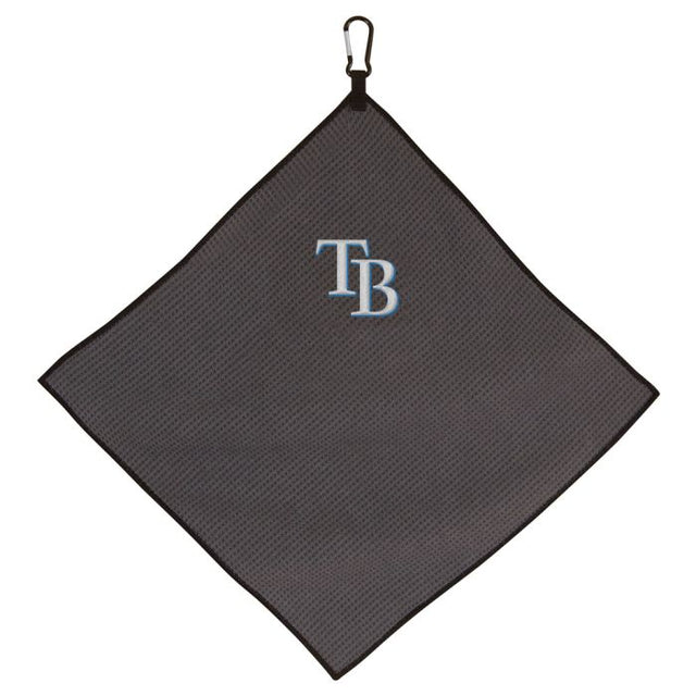 Tampa Bay Rays Towel - Grey Microfiber 15" x 15"