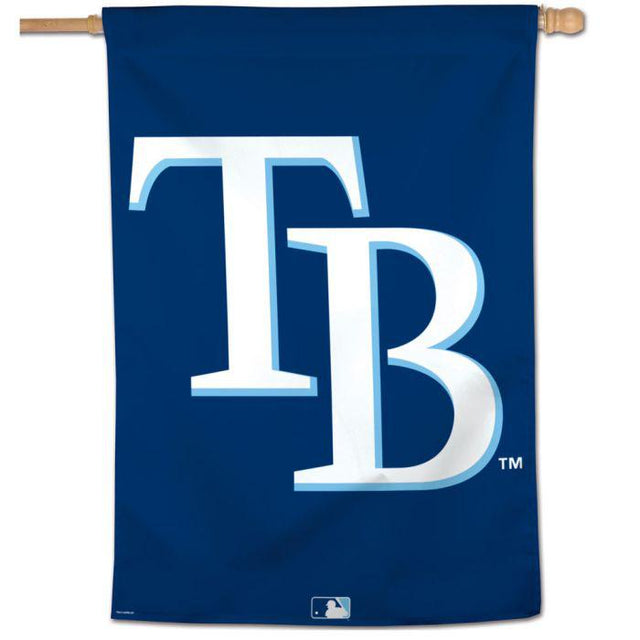 Bandera vertical de los Tampa Bay Rays de 28" x 40"