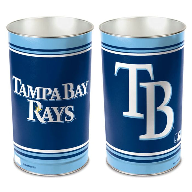 Papelera cónica de los Tampa Bay Rays de 15" de alto