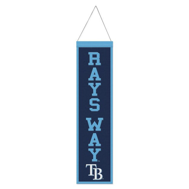 Tampa Bay Rays Wool Banner 8" x 32"