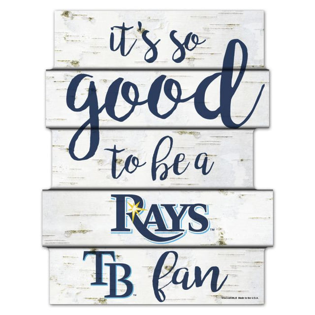 Tampa Bay Rays birch Wood Sign 11"X14"