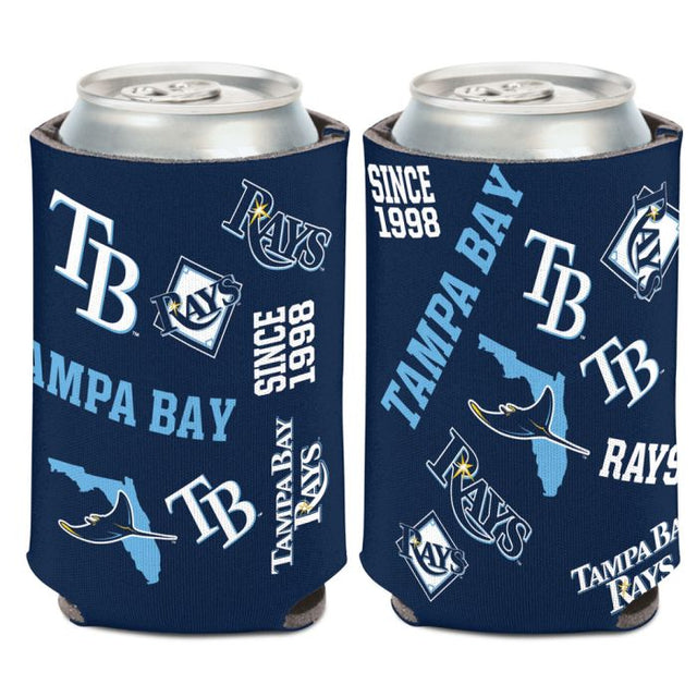 Tampa Bay Rays scatter Can Cooler 12 oz.