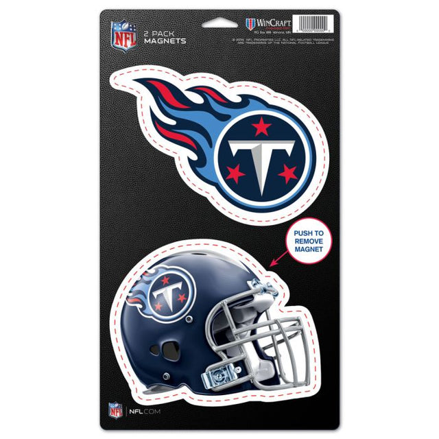 Tennessee Titans 2 Pack Magnets 5" x 9"