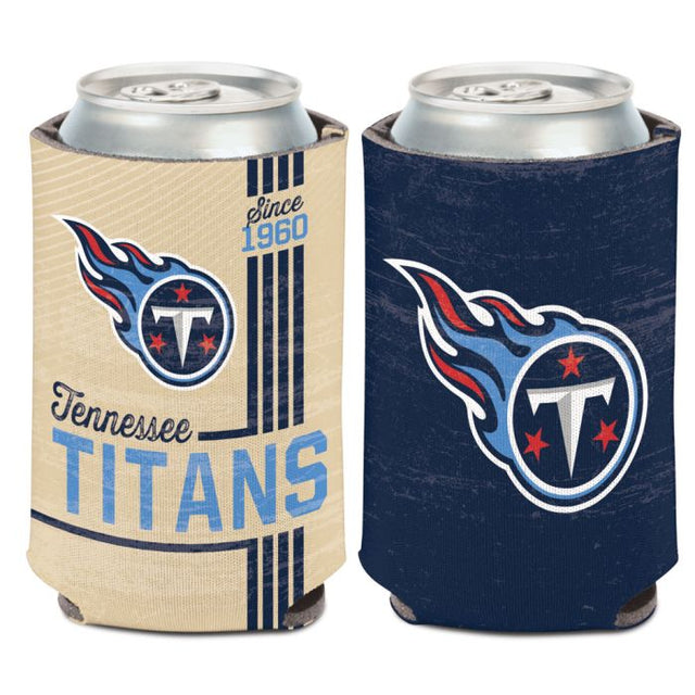 Enfriador de lata vintage con logotipo clásico de Tennessee Titans, 12 oz.