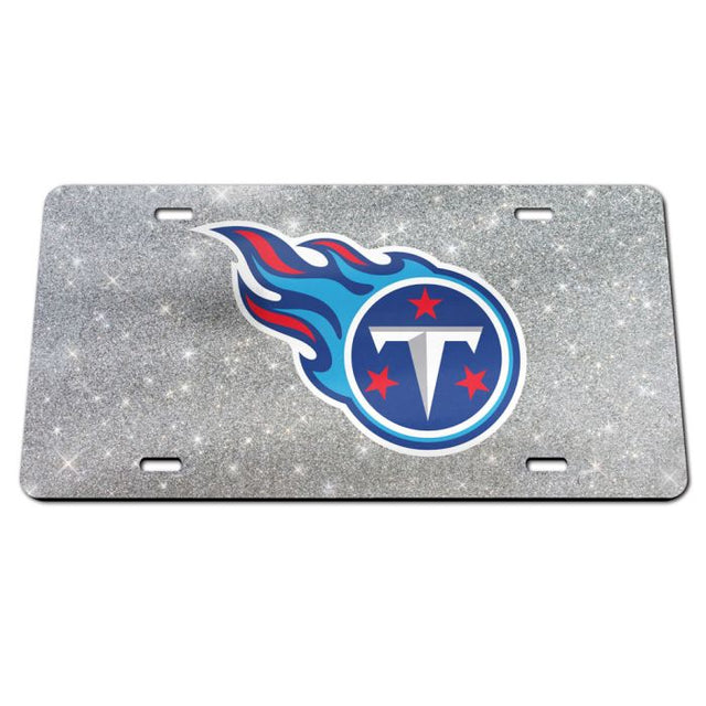 Placas de matrícula clásicas de acrílico con fondo brillante de Tennessee Titans