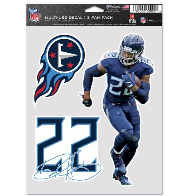 Tennessee Titans Multi Use 3 Fan Pack Derrick Henry