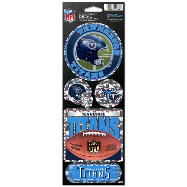 Tennessee Titans Prismatic Decal 4" x 11"