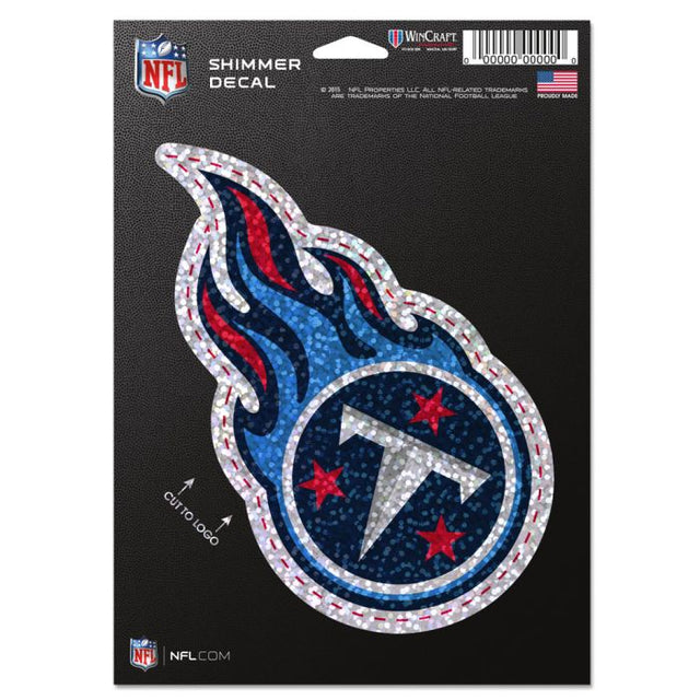 Tennessee Titans Shimmer Decals 5" x 7"