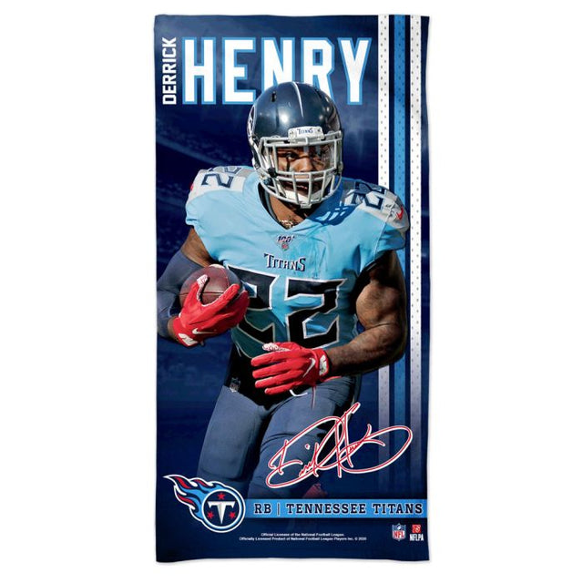 田纳西泰坦队 Spectra 沙滩巾 30 英寸 x 60 英寸 Derrick Henry