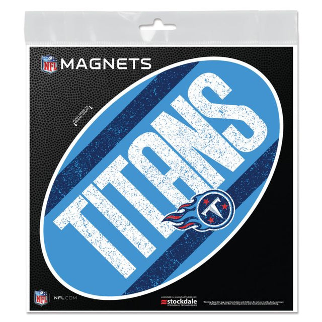 Tennessee Titans VINTAGE Outdoor Magnets 6" x 6"