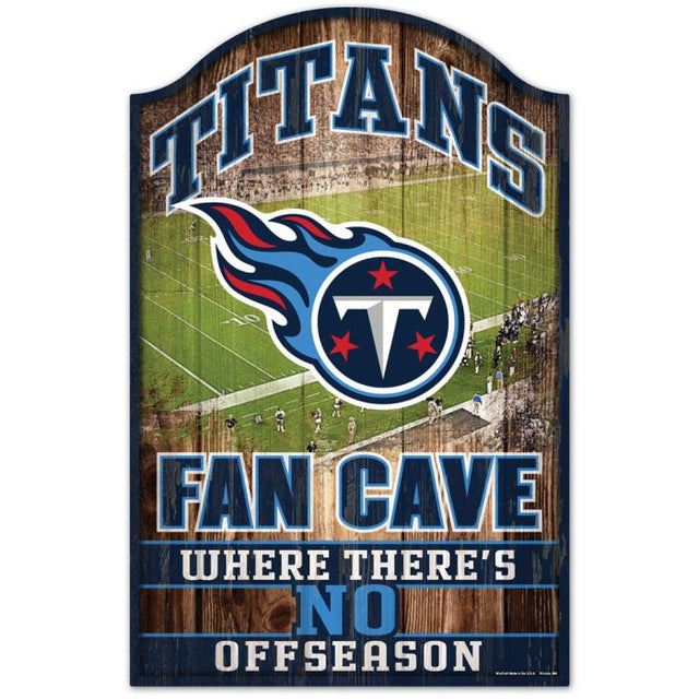 Tennessee Titans Wood Sign 11" x 17" 1/4" thick