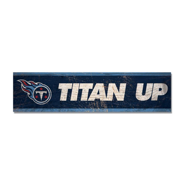 Imán de madera de los Tennessee Titans, 1,5" x 6"