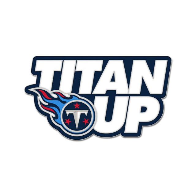 Tennessee Titans slogan Collector Enamel Pin Jewelry Card